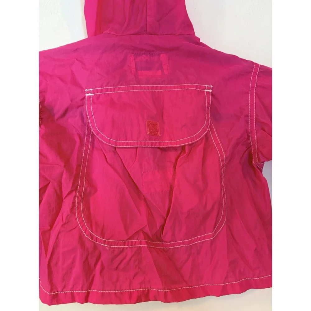 Vintage‎ OshKosh B'gosh 24M Pink Convertible Jacket Backpack 90s Rare